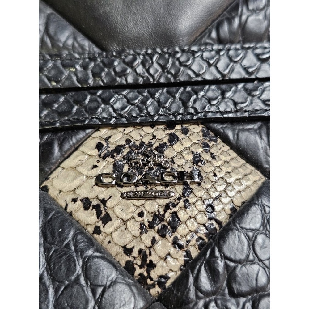 Coach Canyon Quilt Primrose Satchel In Exotic Embossed Leather 38295 - Picture 8 of 11